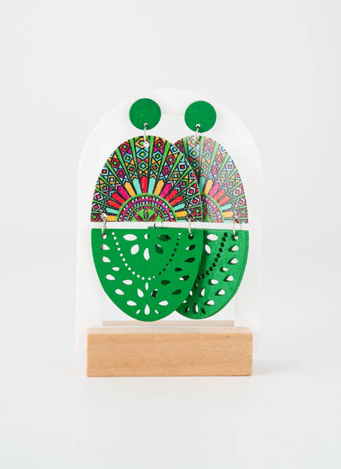 Cercei verde TATA GISELE femeie