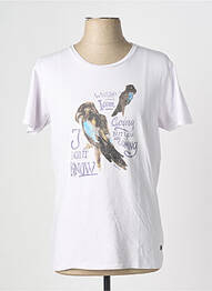 Tricou croială dreaptă mâneci scurte violet SCOTCH & SODA bărbat