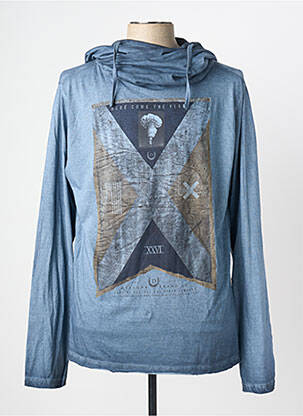 Hanorac cu glugă albastru DEELUXE bărbat