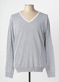 Pulover guler în v mâneci lungi gri SCOTCH & SODA bărbat