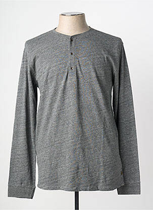 Pulover guler rotund mâneci lungi gri SCOTCH & SODA bărbat