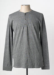 Pulover guler rotund mâneci lungi gri SCOTCH & SODA bărbat