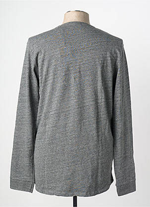 Pulover guler rotund mâneci lungi gri SCOTCH & SODA bărbat