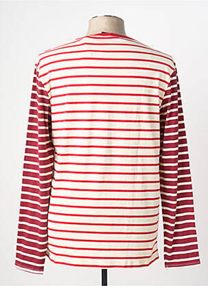 Tricou croială dreaptă mâneci lungi roșu SCOTCH & SODA bărbat