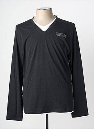 Tricou negru DEELUXE bărbat