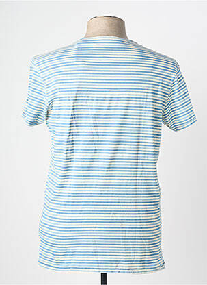 Tricou croială dreaptă mâneci scurte albastru ONE OF A KIND bărbat