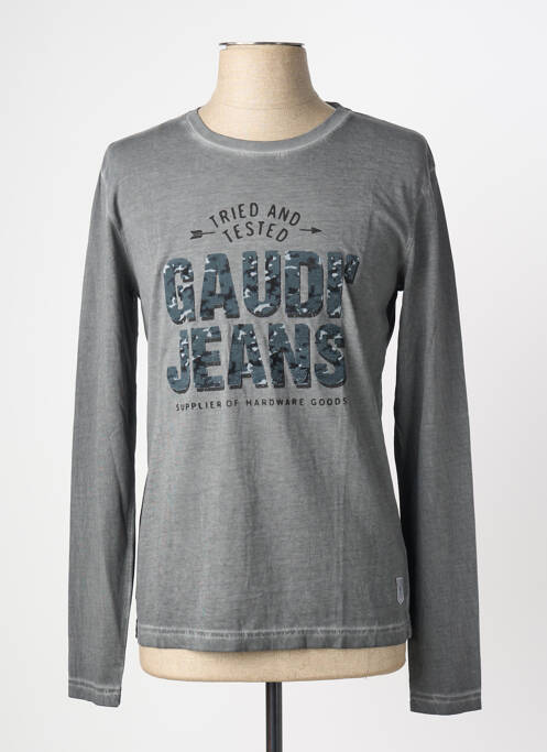 Tricou gri GAUDI bărbat