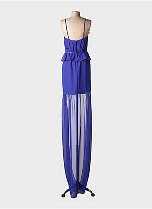 Rochie lungă țesătură crep bretele subțiri violet ALFRED ANGELO femeie