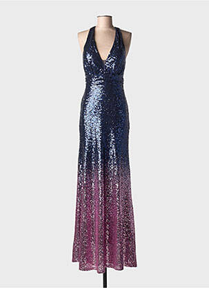 Rochie lungă fără mâneci fără mâneci albastru LAUTINEL PARIS femeie