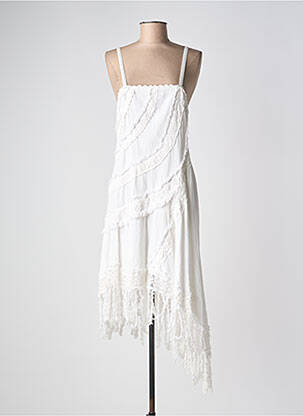 Rochie lungă alb TONY BONET femeie