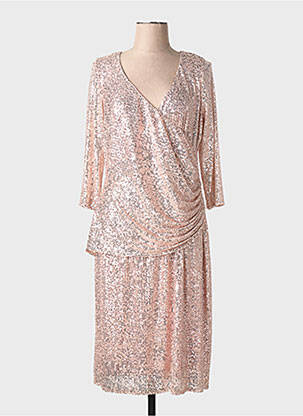 Rochie midi roz SONIA PENA femeie