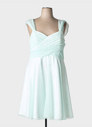 Rochie midi închidere cu fermoar la spate fără mâneci albastru ASCIA femme