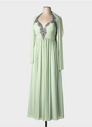Rochie lungă fără mâneci fără mâneci verde LAUTINEL PARIS femme