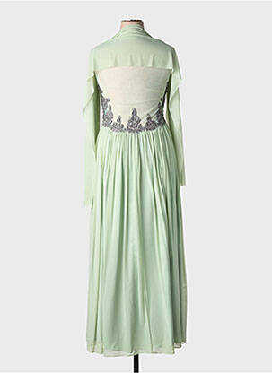 Rochie lungă fără mâneci fără mâneci verde LAUTINEL PARIS femeie