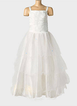 Rochie lungă fără mâneci fără mâneci bej JUJU fille