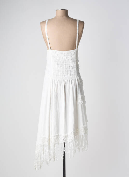 Rochie lungă fără mâneci fără mâneci alb TONY BONET femme