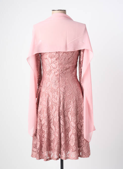 Rochie midi mâneci lungi mâneci lungi roz FIESTA femme