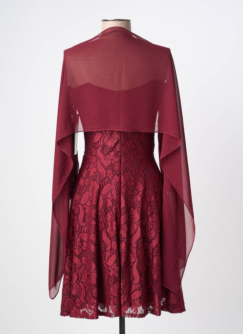 Rochie midi mâneci lungi mâneci lungi roșu FIESTA femme