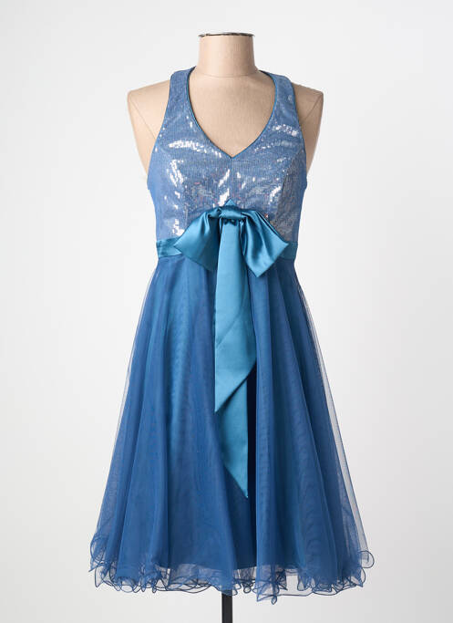 Rochie midi fără mâneci fără mâneci albastru ASCIA femme