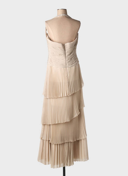 Rochie lungă fără mâneci fără mâneci bej FARA FIESTA femme