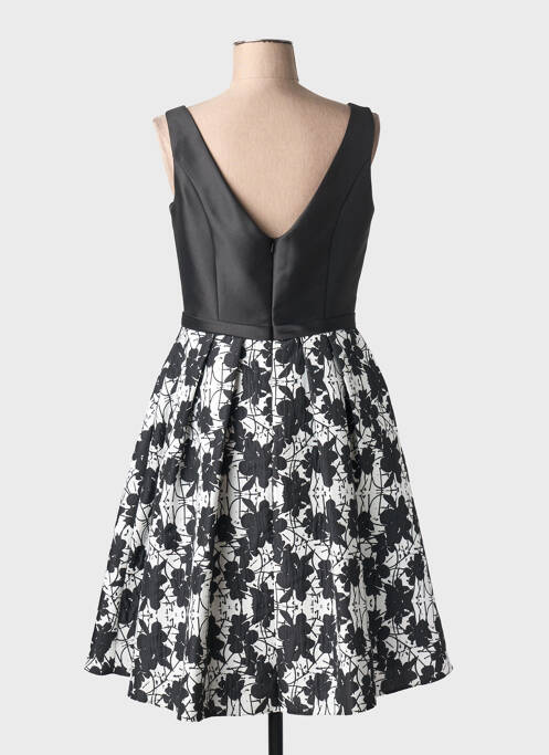 Rochie midi imprimeu floral fără mâneci negru MARFIL femme