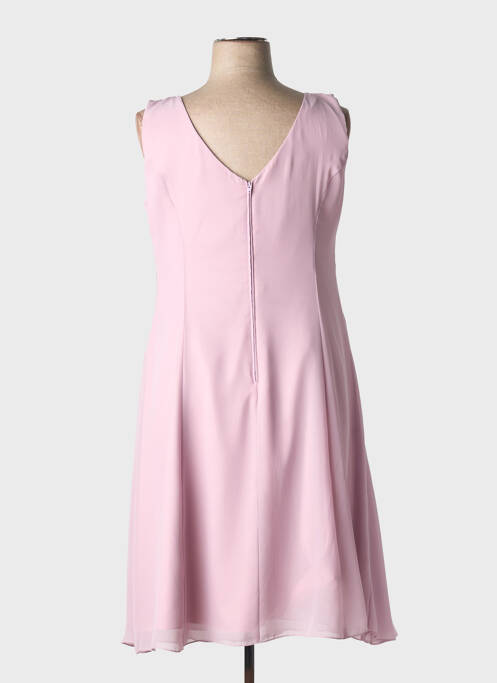 Rochie midi țesătură crep fără mâneci violet ASCIA femme