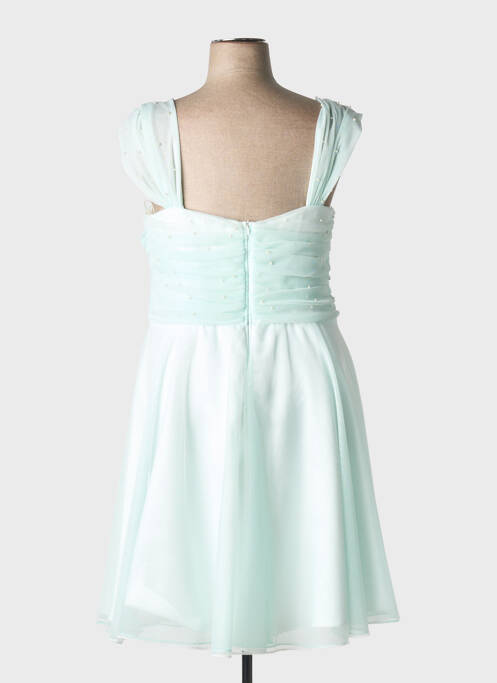 Rochie midi închidere cu fermoar la spate fără mâneci albastru ASCIA femme