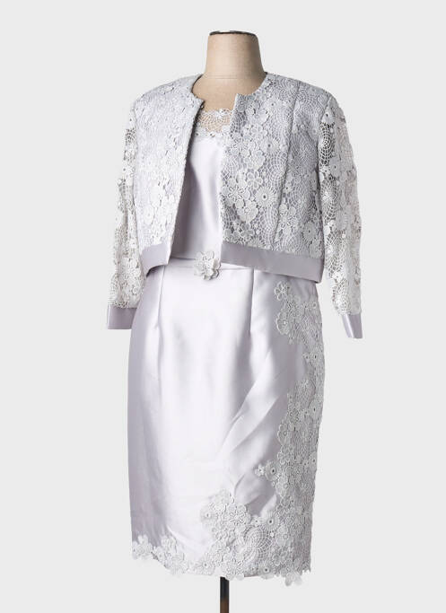 Set rochie tip jachetă lejeră gri MARFIL femme