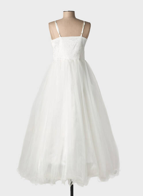 Rochie lungă bretele subțiri bretele subțiri bej CHRISTELLA fille