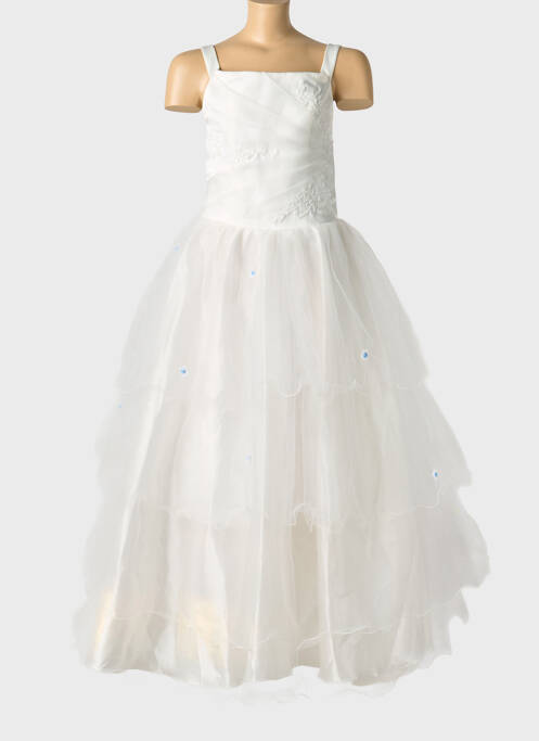 Rochie lungă fără mâneci fără mâneci bej JUJU fille