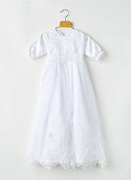 Rochie midi căptușeală mâneci scurte alb CHRISTELLA fille