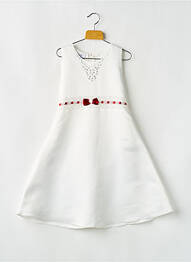 Rochie midi fără mâneci fără mâneci alb ESTHER fille