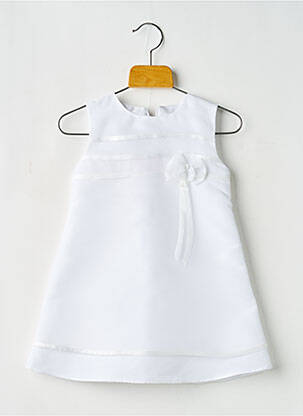 Rochie midi fără mâneci fără mâneci alb PASSANELA fată