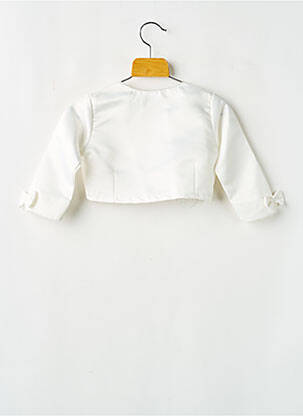 Bolero broderie bej ESTHER fată