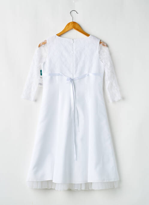 Rochie midi alb BIAN CORELLA fată