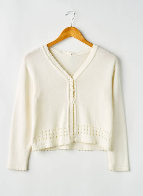 Vestă cu mâneci lungi bej BIAN CORELLA fată