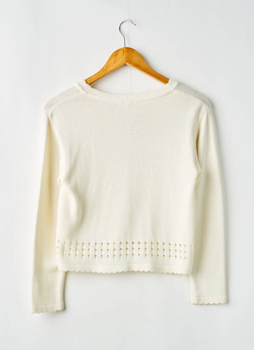 Vestă cu mâneci lungi bej BIAN CORELLA fată