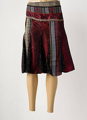 Fustă midi negru ASSIA BOUNOU femeie