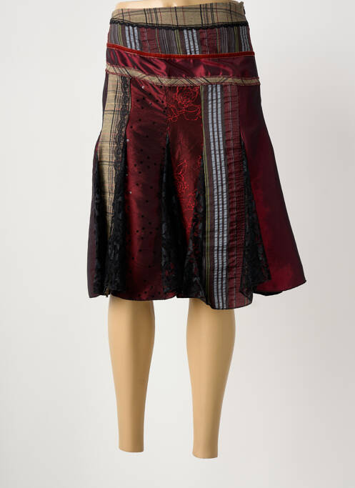 Fustă midi negru ASSIA BOUNOU femeie