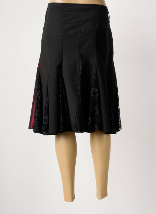 Fustă midi negru ASSIA BOUNOU femeie