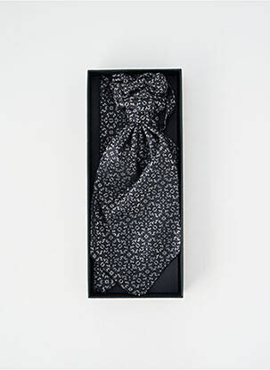 Cravată efect material satinat argintiu CAVALIERE CEREMONY homme