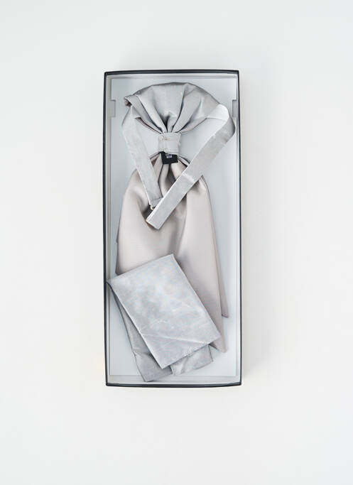 Cravată menținere elastică argintiu DIGEL homme