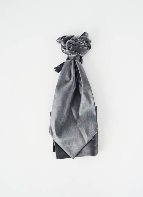 Cravată efect material satinat argintiu CAVALIERE CEREMONY homme