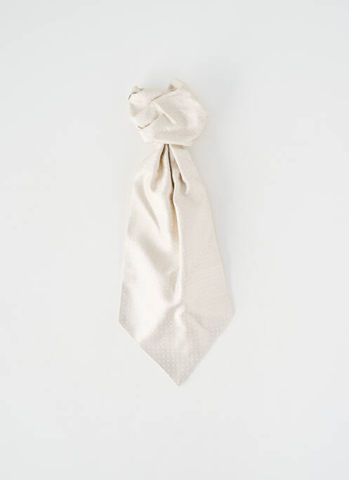 Cravată efect material satinat bej CAVALIERE CEREMONY homme