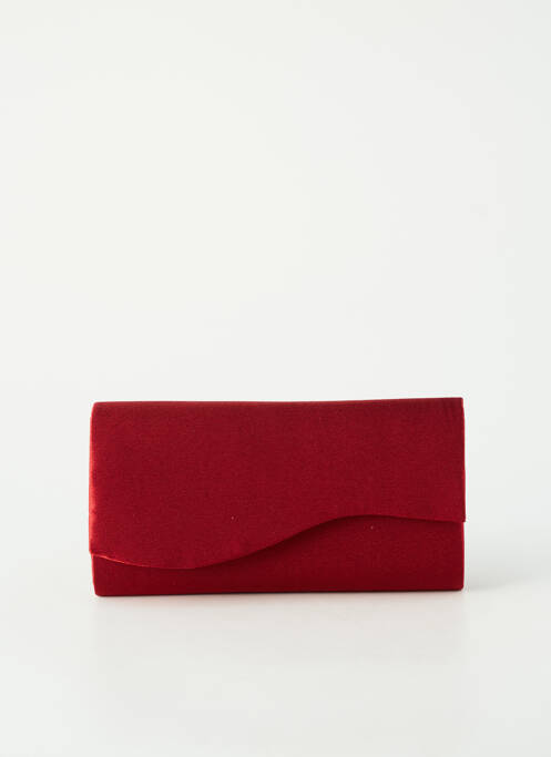 Geantă închidere cu rabat clipsat formă dreptunghiulară roșu EVASION femme