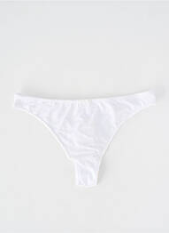 Tanga elasticitate alb LUNA femme