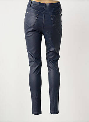 Pantalon slim talie înaltă talie înaltă albastru MARBLE femeie