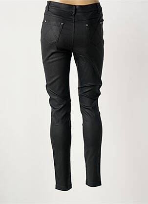 Pantalon slim talie înaltă talie înaltă negru MARBLE femeie