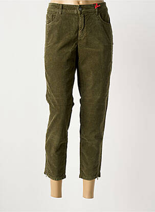 Pantalon 7/8 elasticitate mărime normală verde ASCARI femeie
