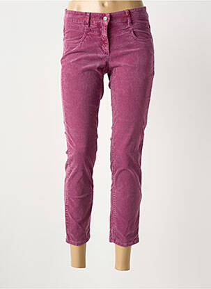 Pantalon 7/8 elasticitate talie joasă violet ASCARI femeie